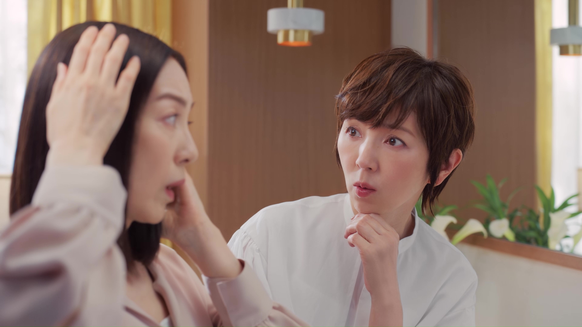 50の恵育毛美容液「太い髪育てよ」篇